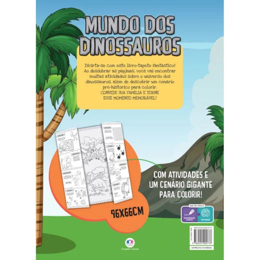Cc Mundo dos Dinossauros - Meu Livrão de Colorir