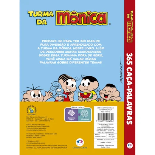 Cc 365 Caca-Palavras - Turma da Monica