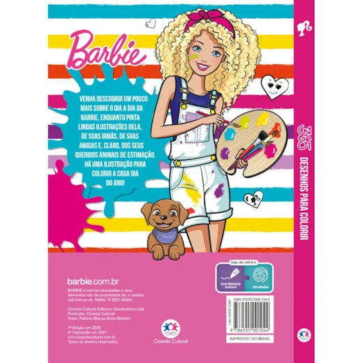 Cc 365 Desenhos Para Colorir - Barbie
