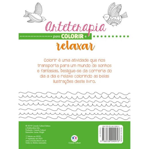 Cc Arteterapia Para Colorir e Relaxar