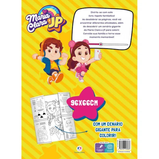 Cc Maria Clara e JP - Meu Livrão de Colorir