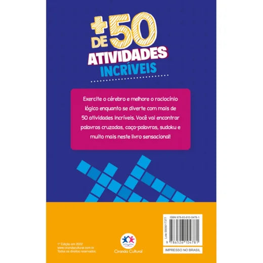 MAIS DE 50 ATIVIDADES INCRIVEIS PASSATEMPO -(10)