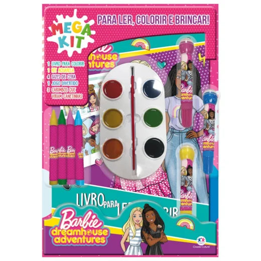 BARBIE - LER, COLORIR E BRINCAR - (C)