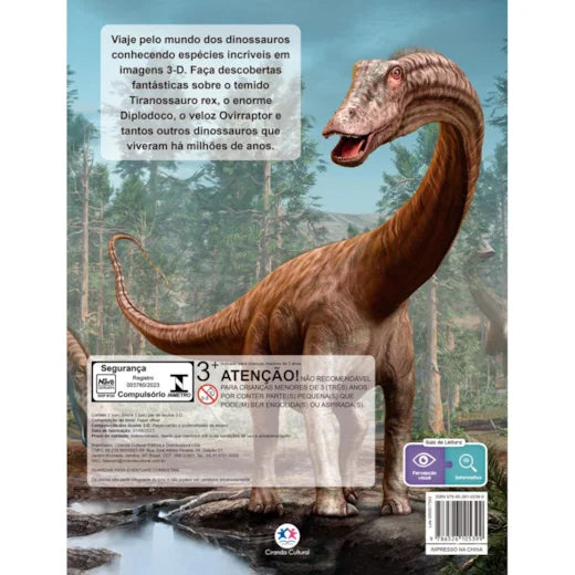 Cc Dinossauros com Oculos 3D