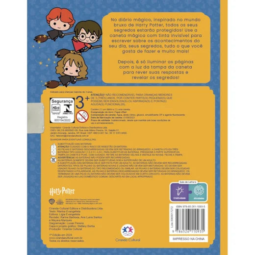 HARRY POTTER - MEU LIVRO DIARIO MAGICO - (C)