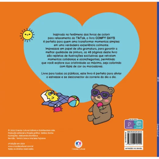 Cc Brochura Comfy Days - Para Colorir