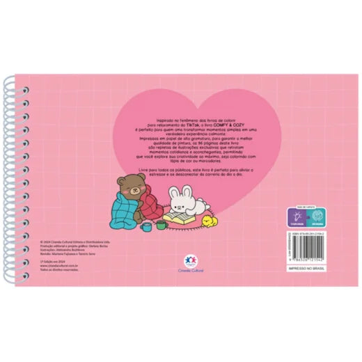Cce Comfy And Cozy Pink - Para Colorir