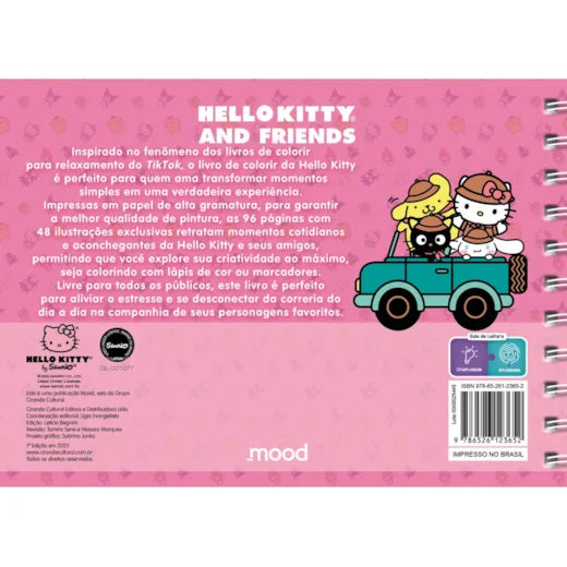 Cce Cozy Hello Kitty And Friends - Cozy Coloring Book