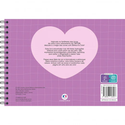 Cce Cozy Biblical And Cute Violet - Para Colorir