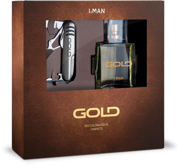 Kit Gold (Deo Col 50 Ml + Canivete)