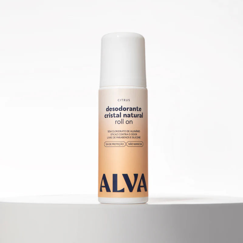 Alva Desodorante Roll On Cristal Natural Citrus 70ML