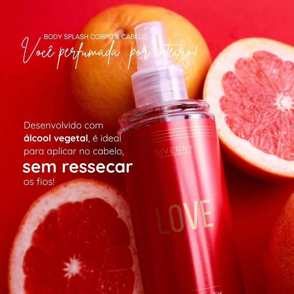 Giverny Love Feminino - Body Splash 200ML