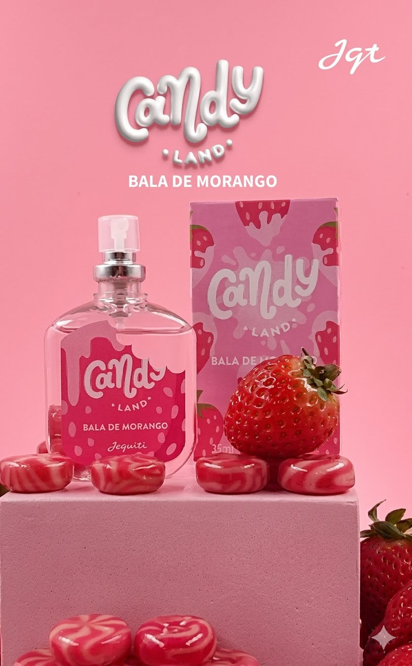 Jequiti Candy Land Bala de Morango Feminino 25ML