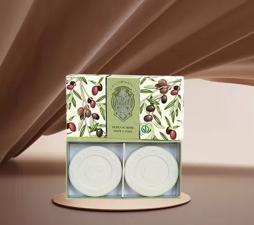 La Florentina Olive Flowers - Caixa 2 Sabonetes 115g