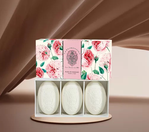 La Florentina Rose of May - Caixa 3 Sabonetes 150g