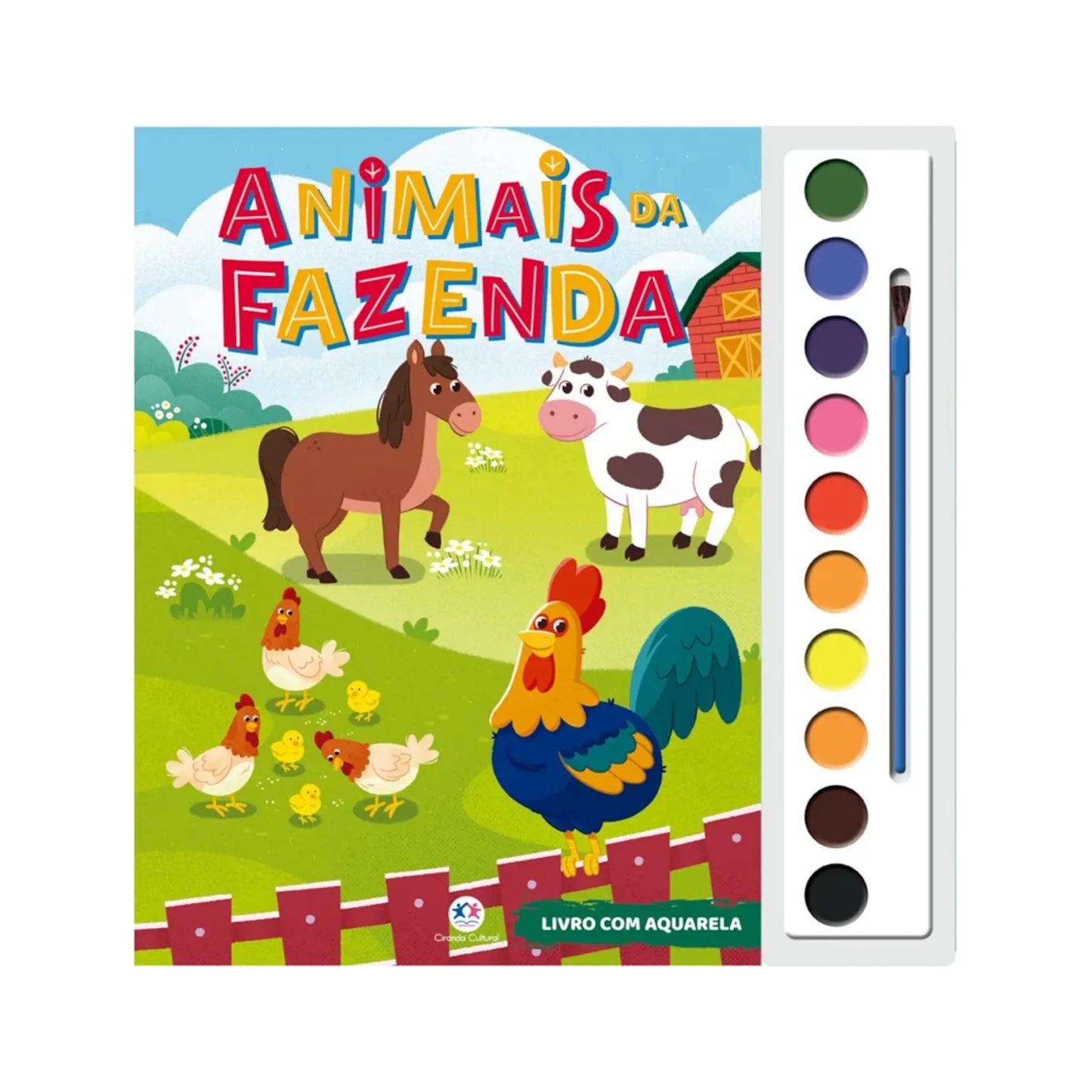 ANIMAIS DA FAZENDA AQUARELA