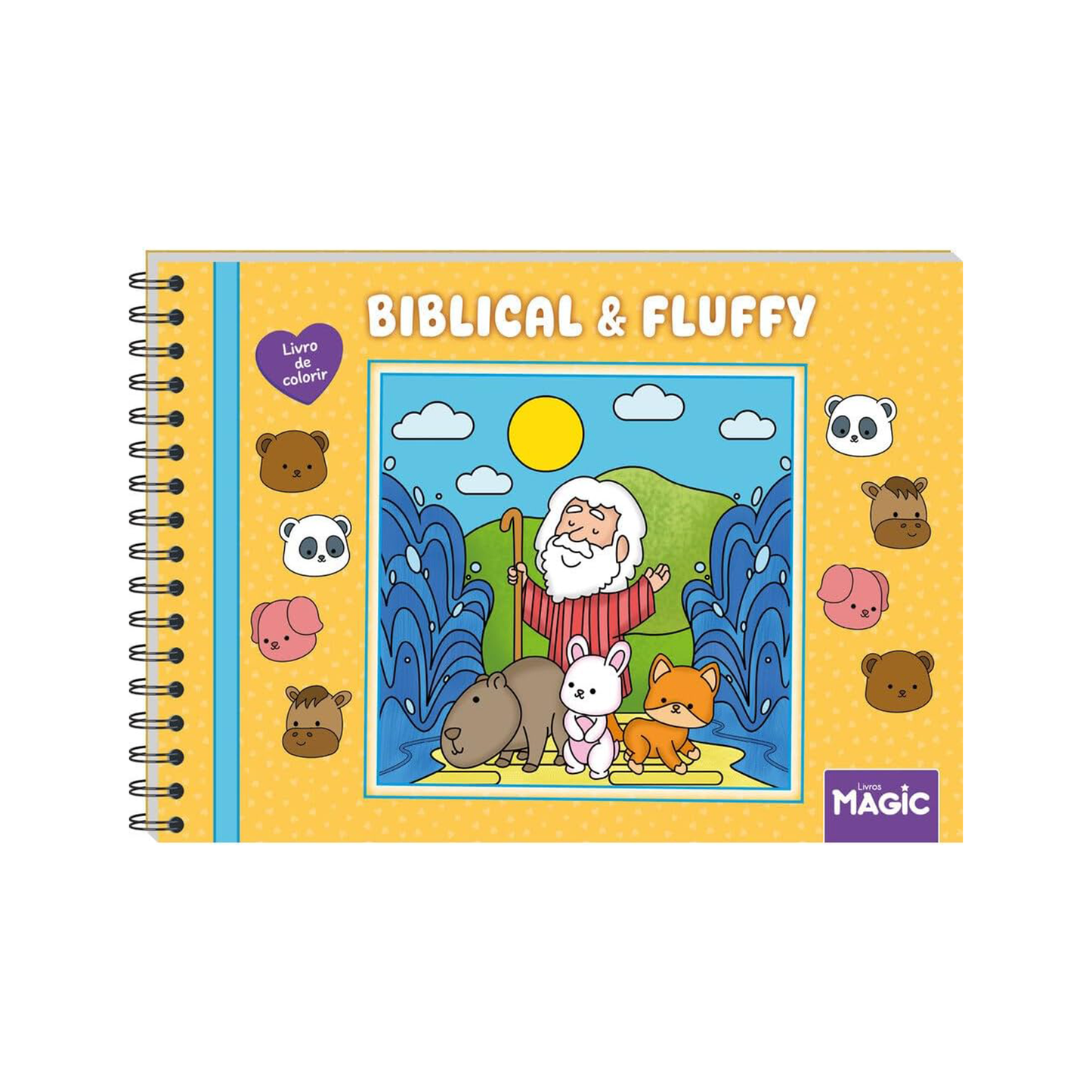 Magic Biblical and Fluffy Beige - Livro de Colorir