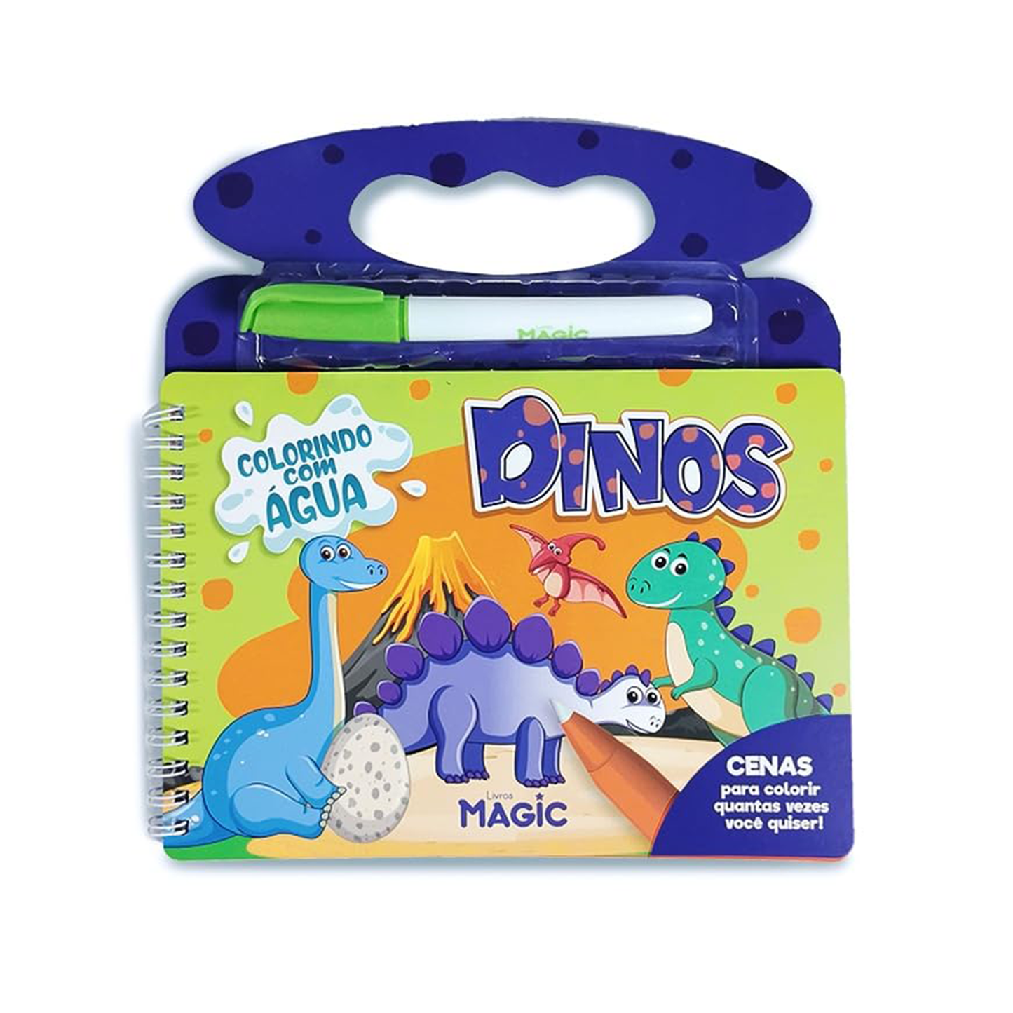 Magic Colorindo com Água Dinos