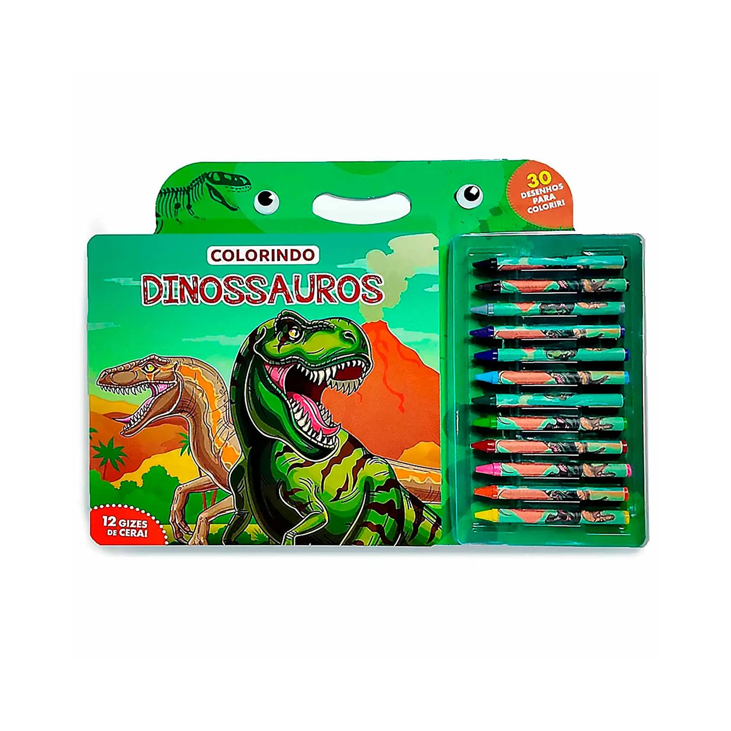 Magic Colorindo Dinossauros - com Giz de Cera