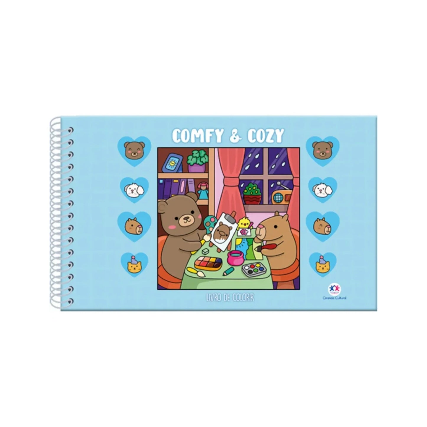 COMFY AND COZY BLUE - PARA COLORIR - (D)