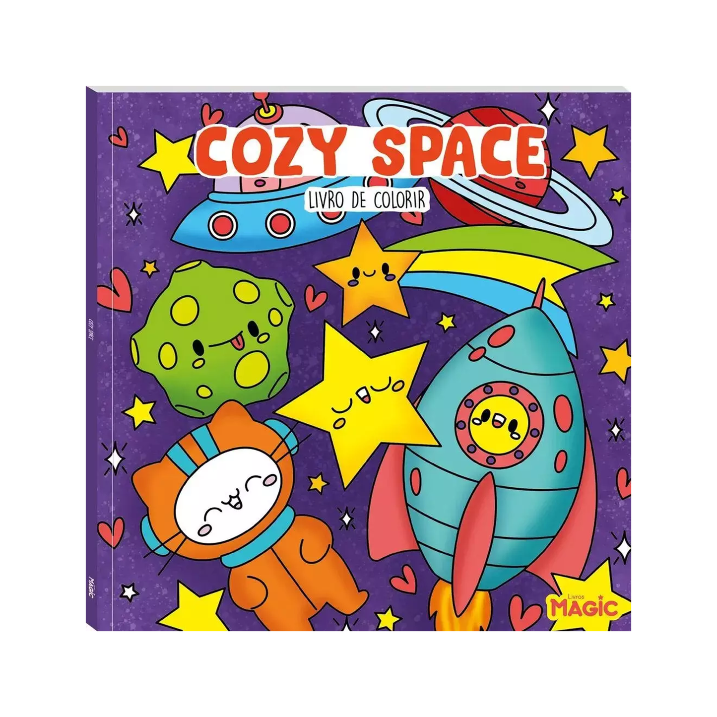 Magic Cozy Space - Livro de Colorir