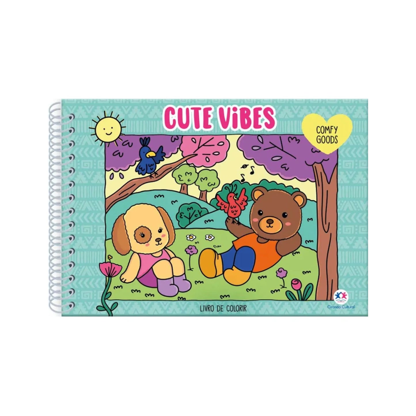 CUTE VIBES - LIVRO DE COLORIR