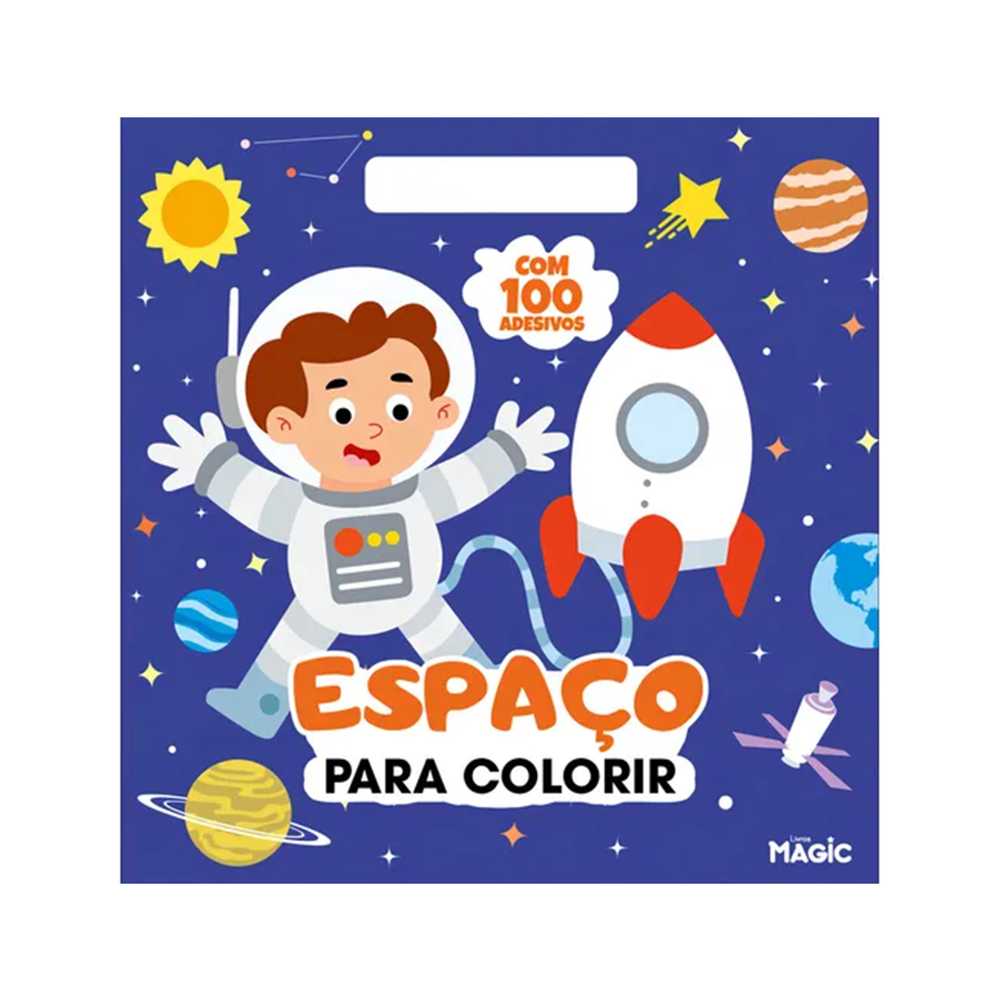 Magic Espaço para Colorir - com 100 Adesivos