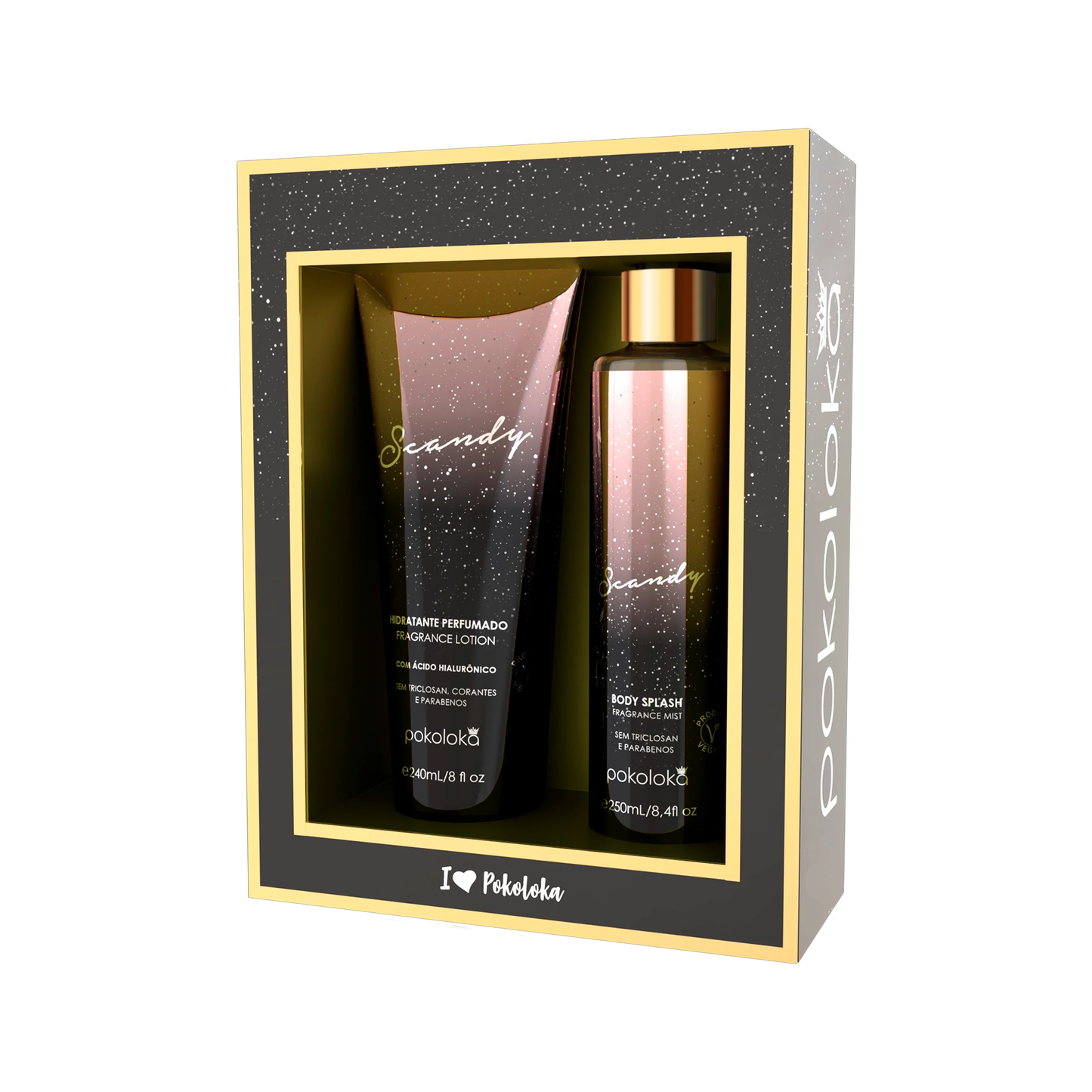 Pokoloka Kit Scandy Pokochic - Hidratante 240ML + Hidratante 240ML Feminino