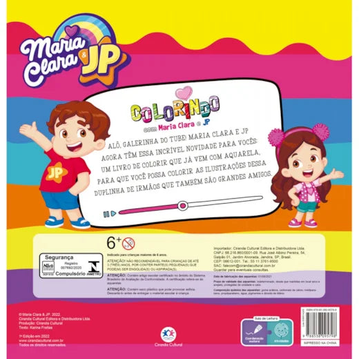 Cc Maria Clara e JP - Colorindo com Maria Clara e JP