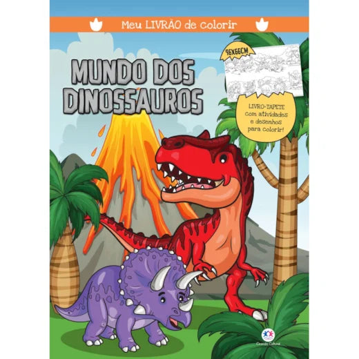 Cc Mundo dos Dinossauros - Meu Livrão de Colorir