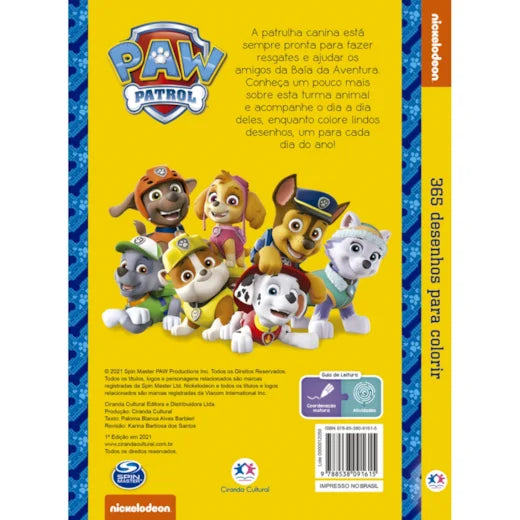 Cc 365 Desenhos Para Colorir - Patrulha Canina