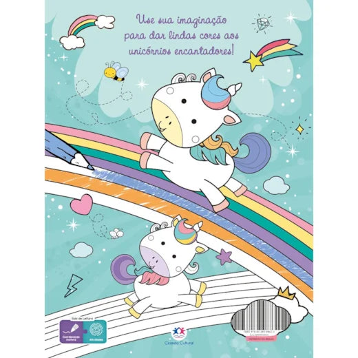 Cc Unicornio Para Colorir
