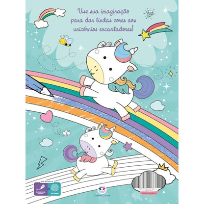 Cc Unicornio Para Colorir