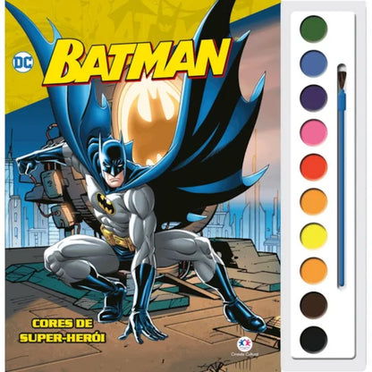 Cc Batman - Cores de Super Heroi - Aquarela