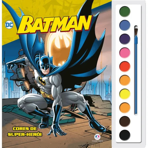 Cc Batman - Cores de Super Heroi - Aquarela