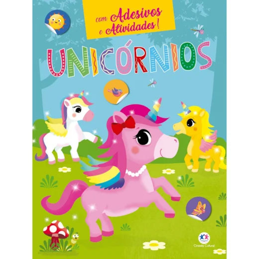 Cc Unicornios com Adesivos e Atividades