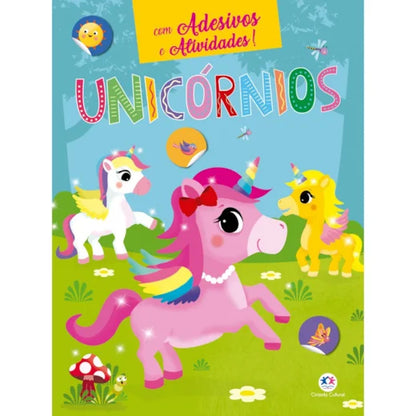 Cc Unicornios com Adesivos e Atividades