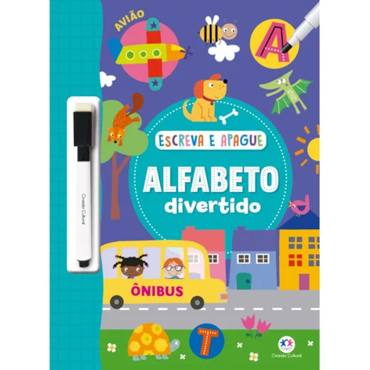 Cc Alfabeto Divertido Escreva e Apague