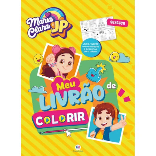 Cc Maria Clara e JP - Meu Livrão de Colorir