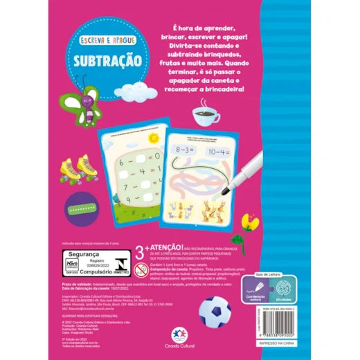 Cc Subtração Escreva e Apague
