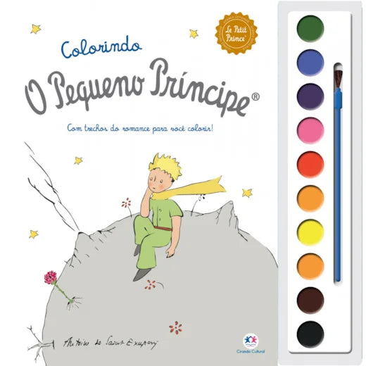 Cc o Pequeno Principe - Cores e Amizade - Aquarela