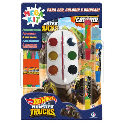 HOT WHEELS - LER, COLORIR E BRINCAR - (C)