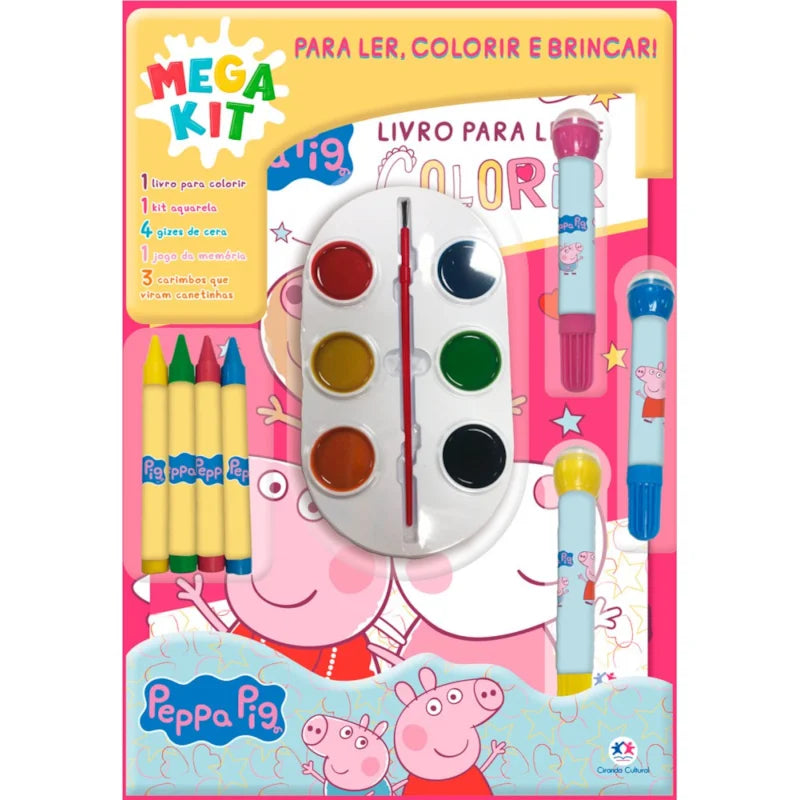 PEPPA PIG - LER, COLORIR E BRINCAR - (C)