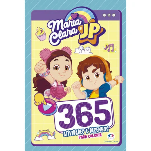 Cc 365 Atividades e Desenhos Para Colorir - Maria Clara e JP