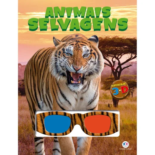 Cc Animais Selvagens com Oculos 3D