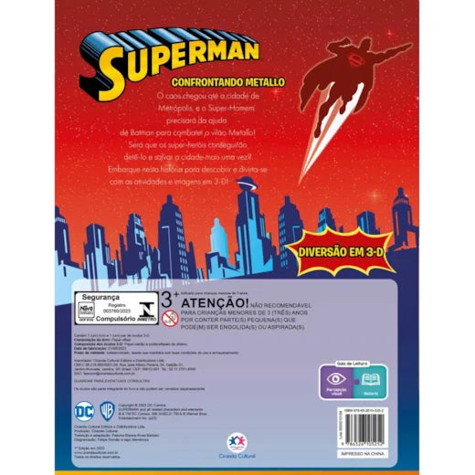 Cc Super Homem - Confrontando Metallo Ocullos 3D
