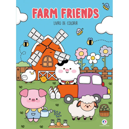 Cc Brochura Cozy - Farm Friends - Para Colorir