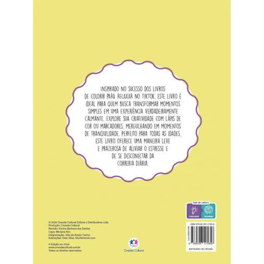 Cc Brochura Cozy Animals - Para Colorir