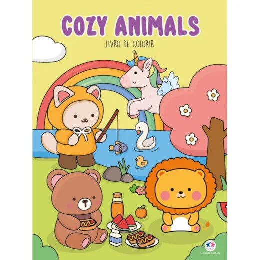 Cc Brochura Cozy Animals - Para Colorir