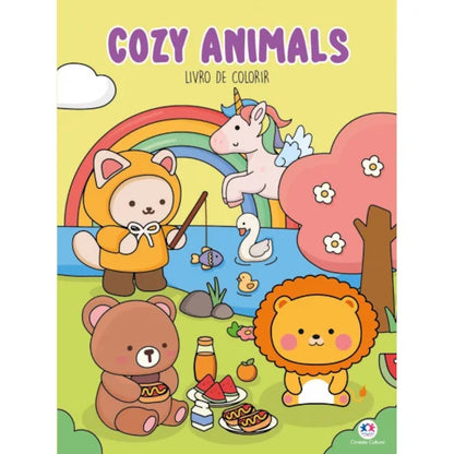 Cc Brochura Cozy Animals - Para Colorir